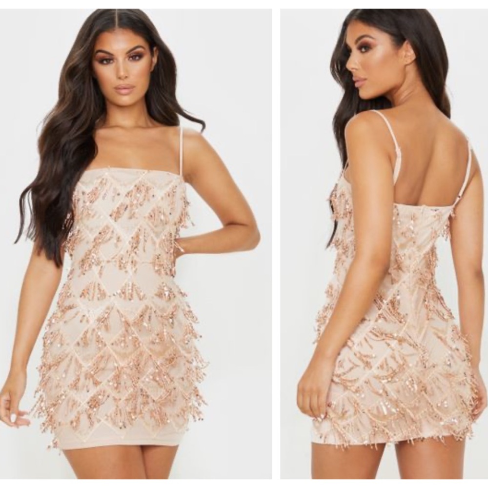 Short sequin dress